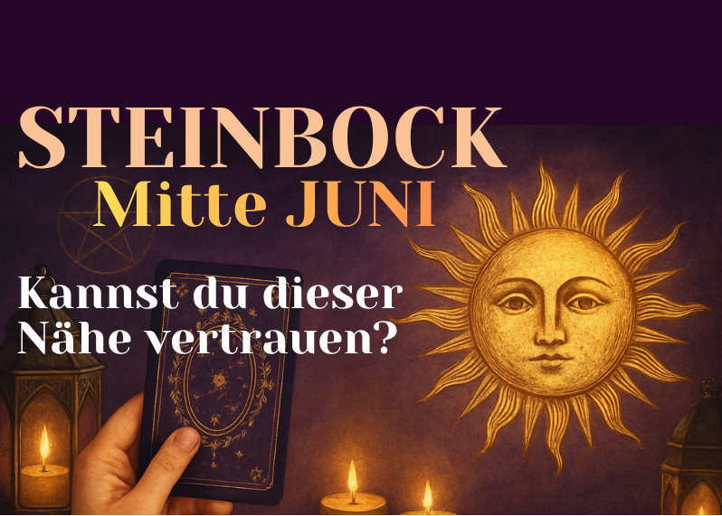 Steinbock Mitte Juni