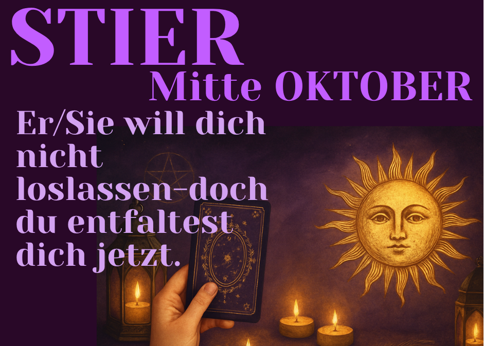 Stier Mitte Oktober