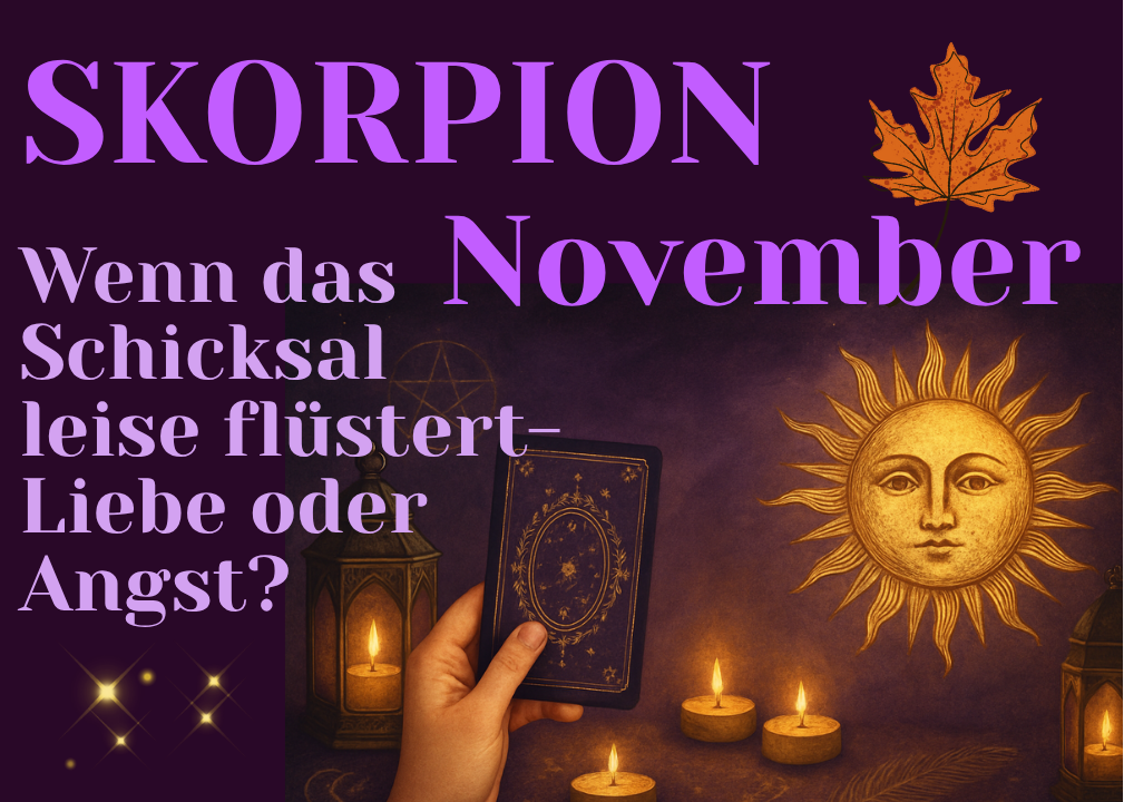 Monatslegung Skorpion November