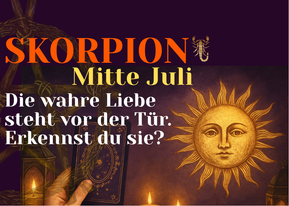 Skorpion Mitte Juli