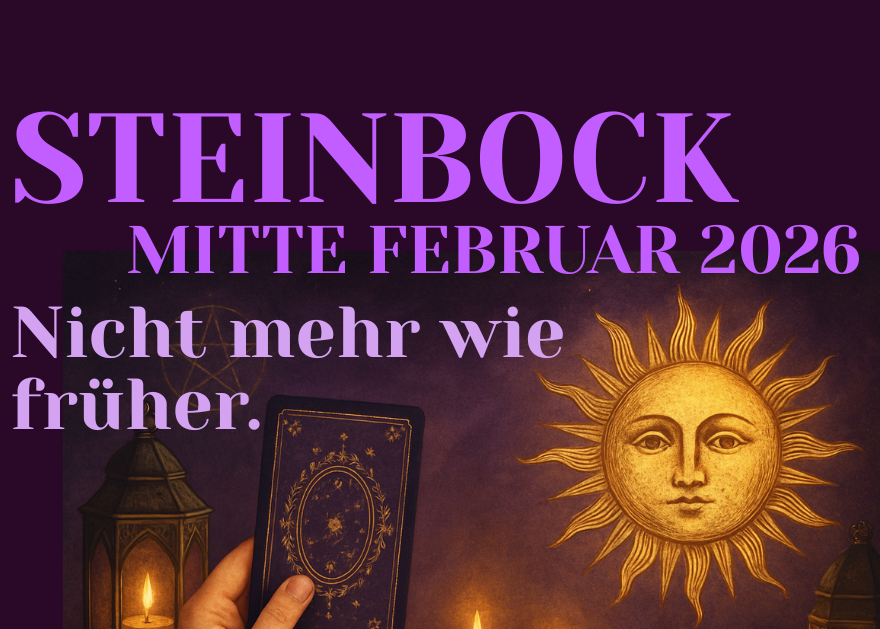Steinbock Mitte Februar