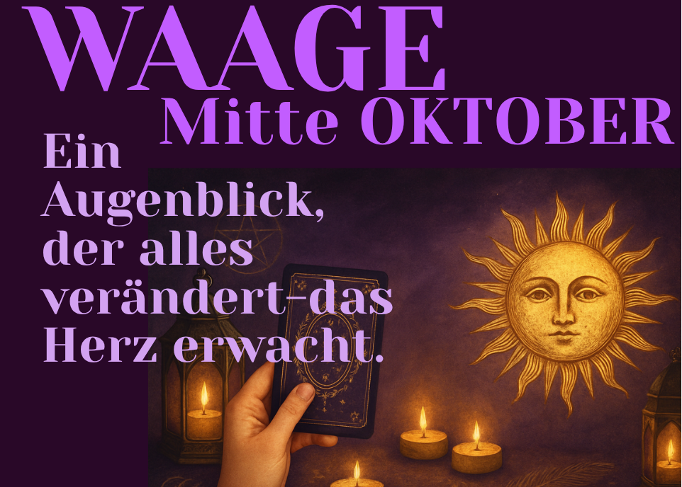 Waage Mitte Oktober