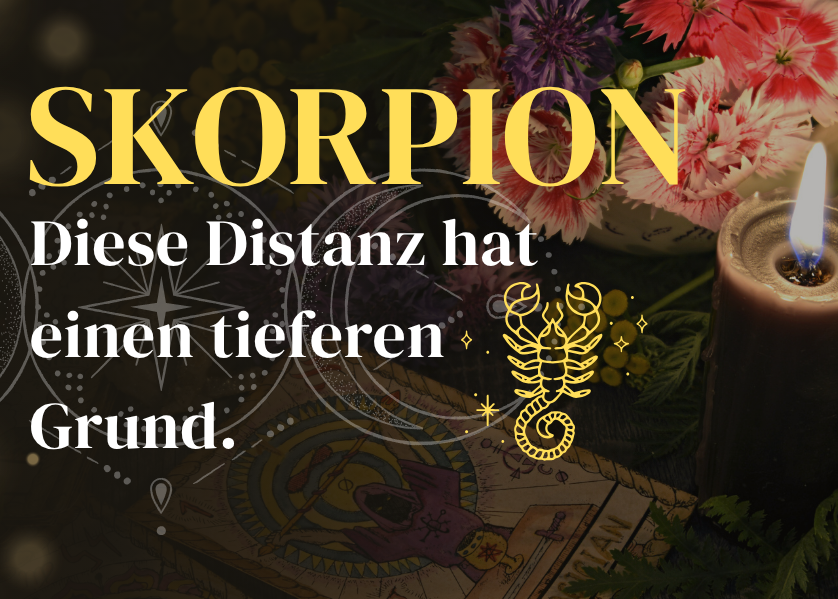 Skorpion 24.-30.August Wochenbotschaft
