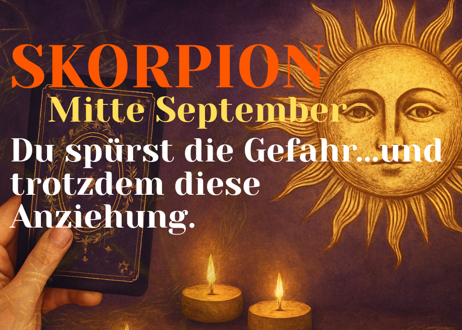 Skorpion Mitte September