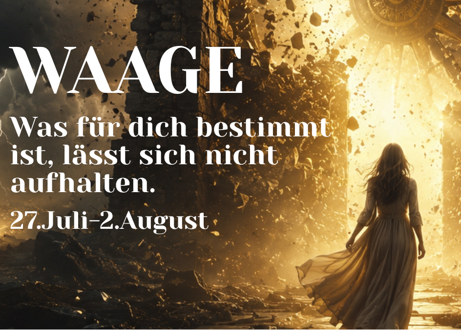 Waage 27.Juli - 2.August Wochenbotschaft