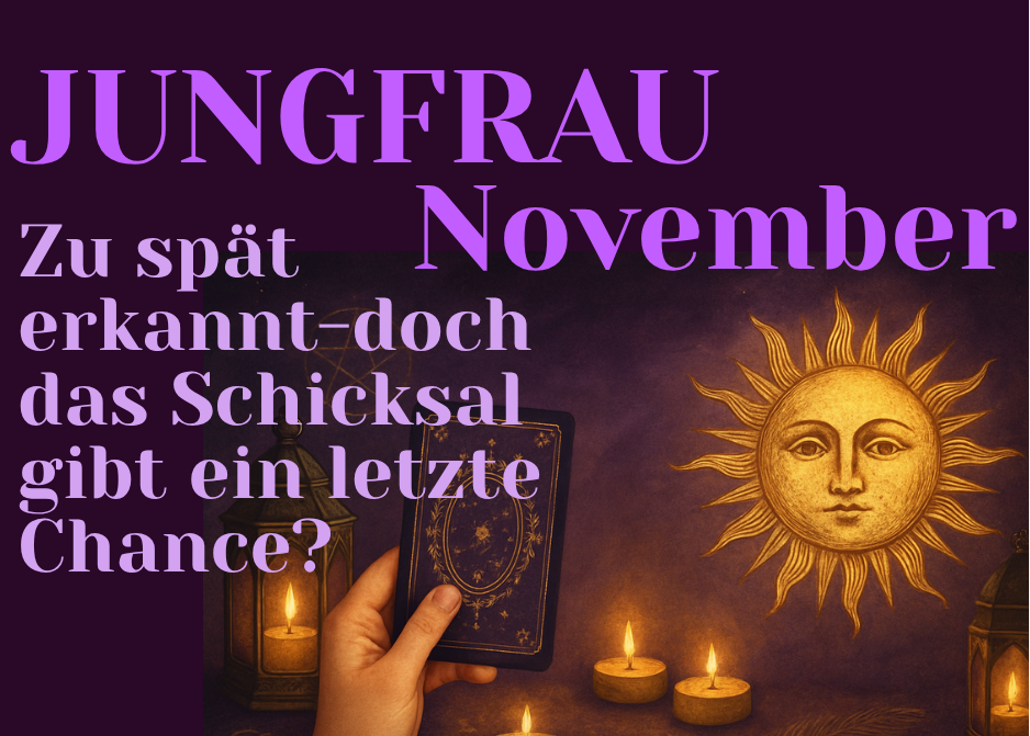 Jungfrau November Monatslegung