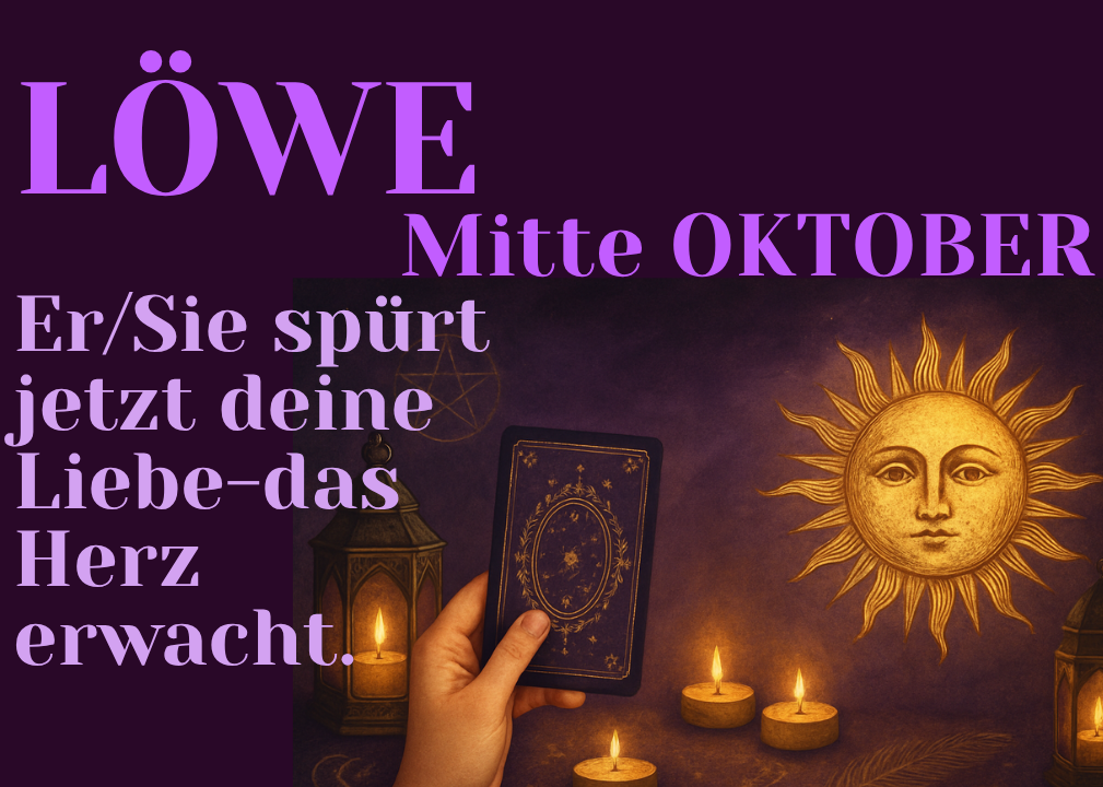 Löwe-Mitte Oktober