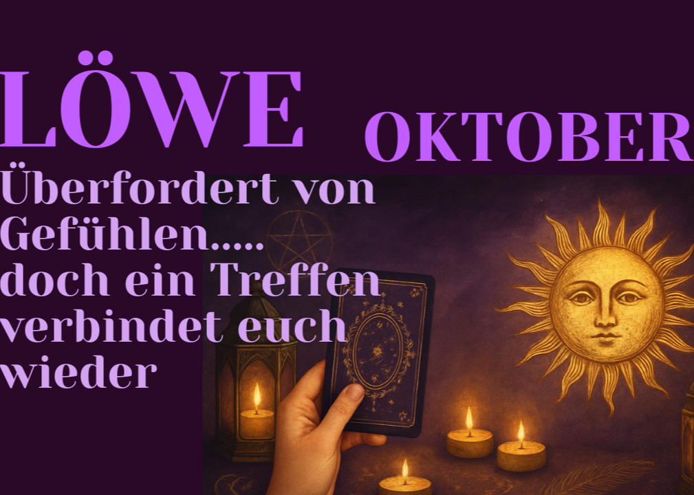 Monatslegung Oktober Löwe