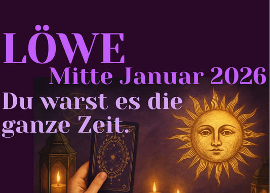 Löwe Mitte Januar
