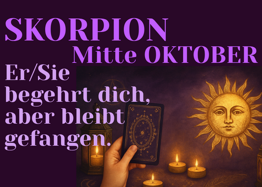 Skorpion-Mitte Oktober