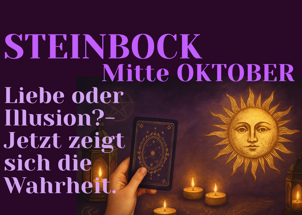 Steinbock-Mitte Oktober