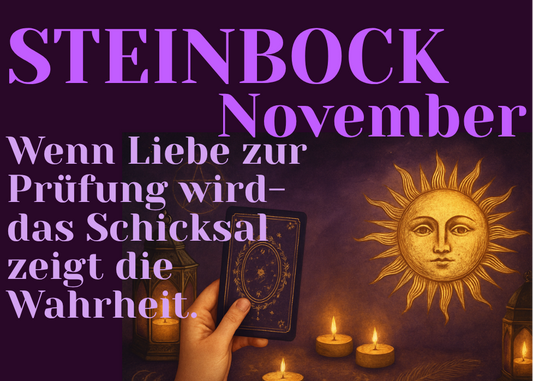 Steinbock November Monatslegung