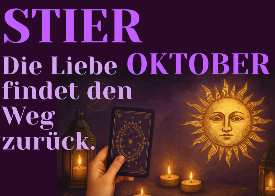 Monatslegung Stier Oktober