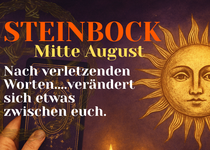 Steinbock Mitte August