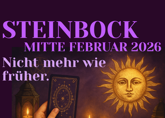 Steinbock Mitte Februar