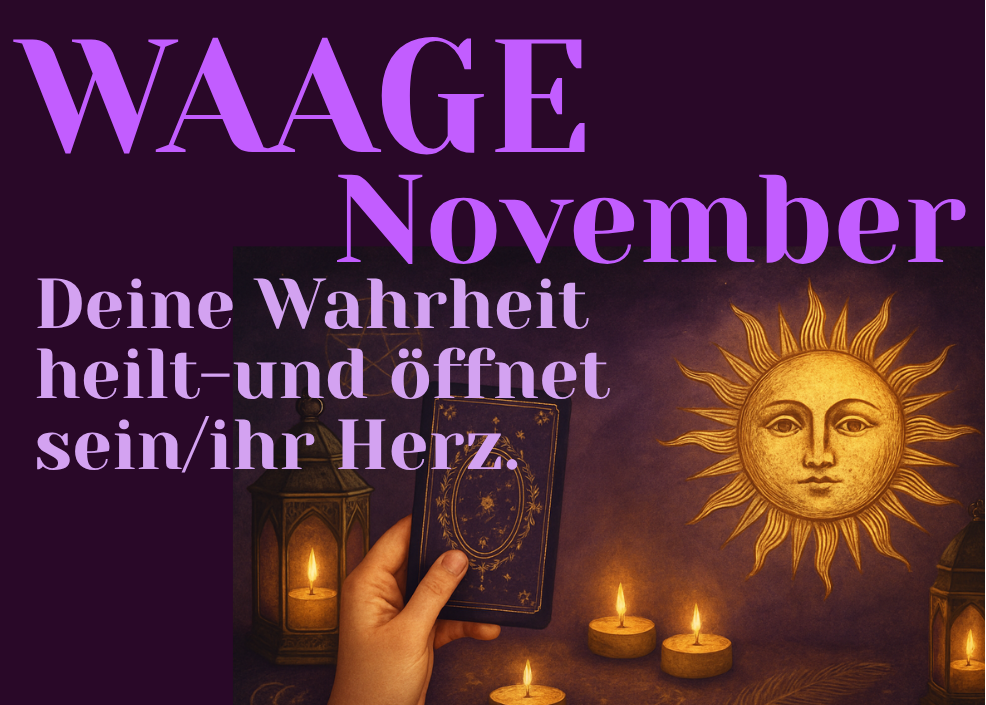 Waage November Monatslegung