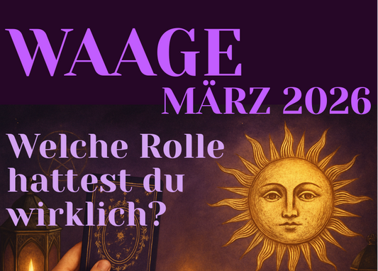 Waage März Monatslegung
