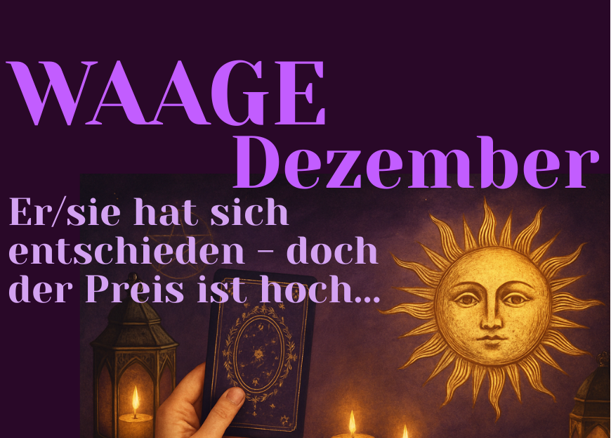 Waage Dezember Monatslegung