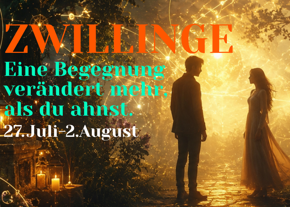 Zwillinge 27.Juli - 2.August Wochenbotschaft
