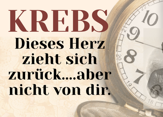Krebs 10.-16.August Wochenbotschaft