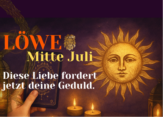 Löwe Mitte Juli
