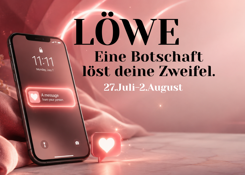 Löwe 27.Juli-2.August Wochenbotschaft