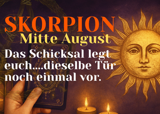 Skorpion Mitte August