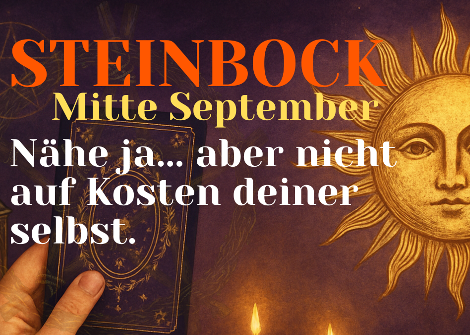 Steinbock Mitte September