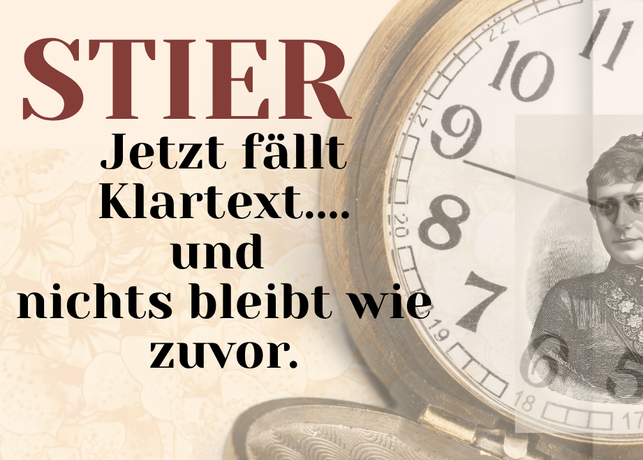 Stier 10.-16.August Wochenbotschaft