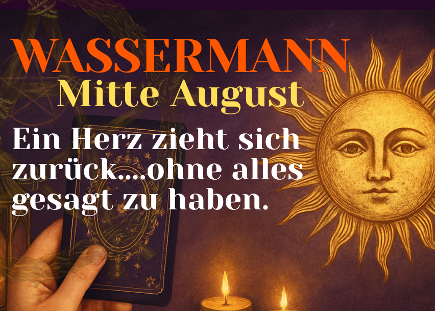 Wassermann Mitte August